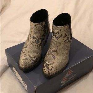 snake print booties target